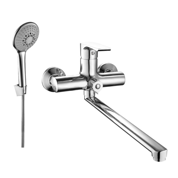 Смес/ванна однор дл/изл плоск Lобр в/к ЭЛИТ Профсан PSM-100-2