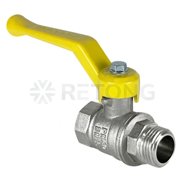 Кран шар лат газ 11Б27фтМ нк Ду25 Ру40 м/р рыч VALFEX VF.272.NR3.100.N/P59