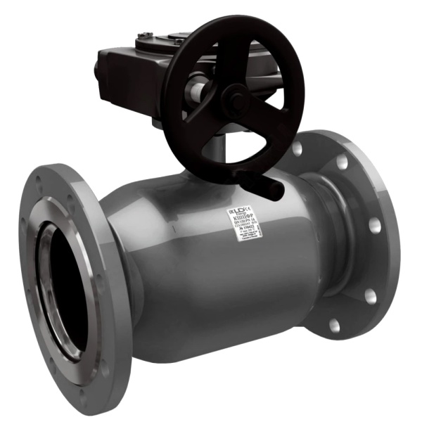 Кран шар ст КШ.Ц.Ф.Р Ду250 Ру16 фл полн ред LD 250.016.П/П.02