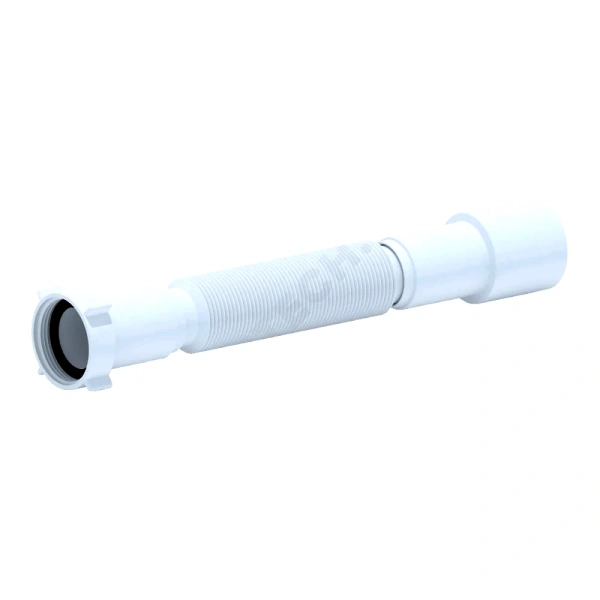 Гофра с гайкой 1 1/2"x50 L=320-730мм АНИ Пласт K105