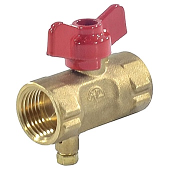 Кран д/ман шар лат 11б27пм(М)2 G1/2" Ру16 м/м баб крМ Пензапромарматура 022011111