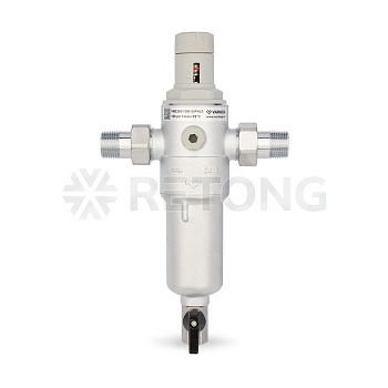 Комбинированный промывной фильтр Varmega VM22901, 1/2" НР, для горячей и холодной воды, с редуктором