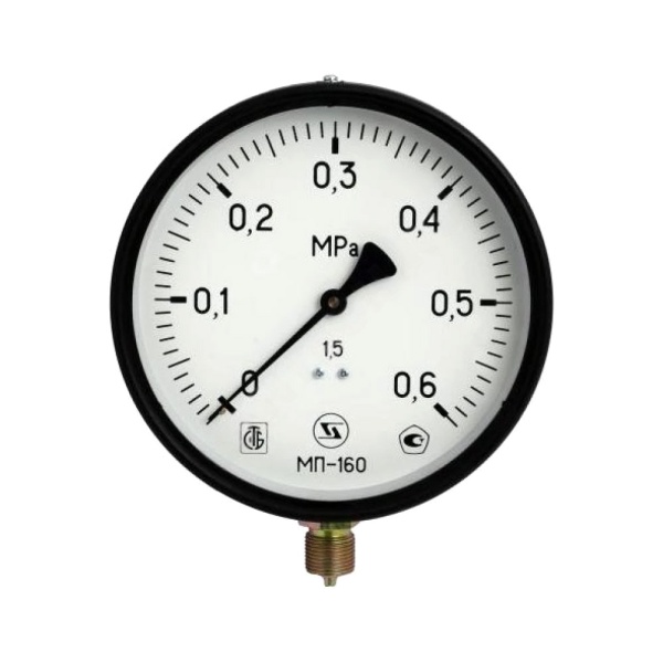 Манометр рад МП-160 0-2,5МПаДк160 G1/2" ст ЗТП Минск