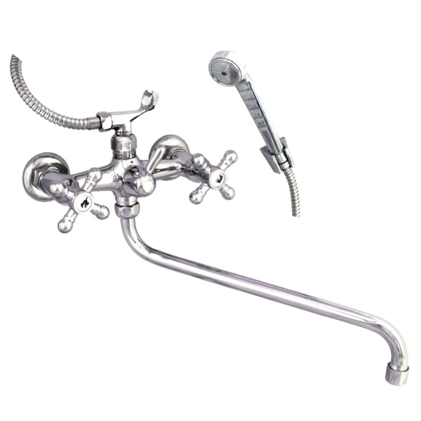 Смес/ванна 600/2-4 Мет_Крест к/затв дл/изл метхр/мах в/к Стандарт Подольск СМ501324