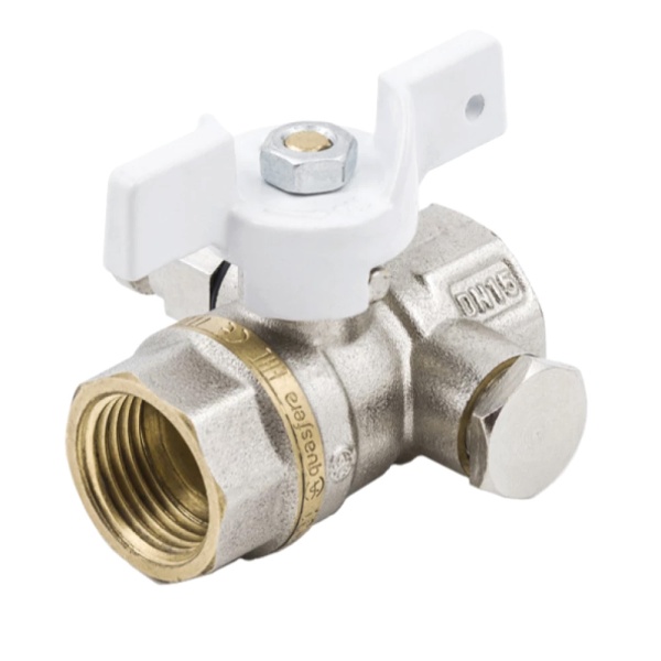 Кран шар лат спуск Standard нк Ду15 Ру40 м/м баб с воздухоотв Aquasfera 1133-01 .