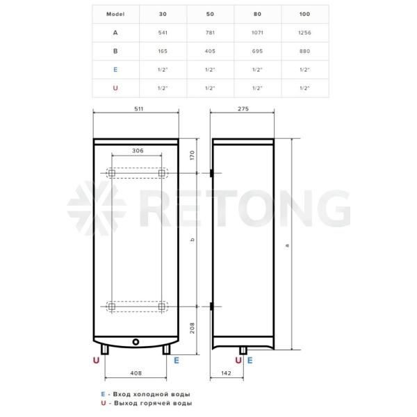 Водонагр эл накоп 80л универ ABSE VLS PRO INOX PW 80 Ariston 3700679