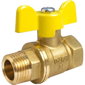 Кран шар лат газ 11Б27фтМ Ду25 Ру40 м/р полн баб VALFEX VF.278.LB3.100