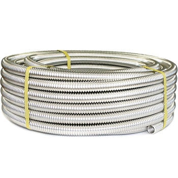 Труба гофр нерж SS304 15A Ру15 (50м) неотожжен STAHLMANN SP3041510050