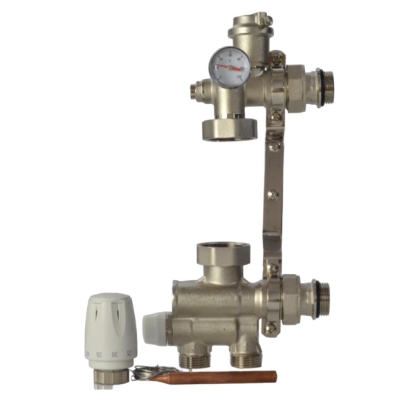 Узел смесит лат 1" б/насоса 130-180мм Wester 0-33-0010