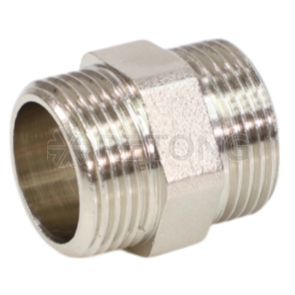 Ниппель лат Ду25 НР никель VALFEX VF.582.N.100