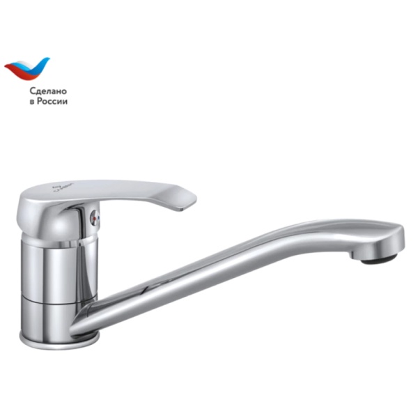 Смес/мойка К-серия однор дл/изл лит гайка Город Славен СЛ-ОД-К21