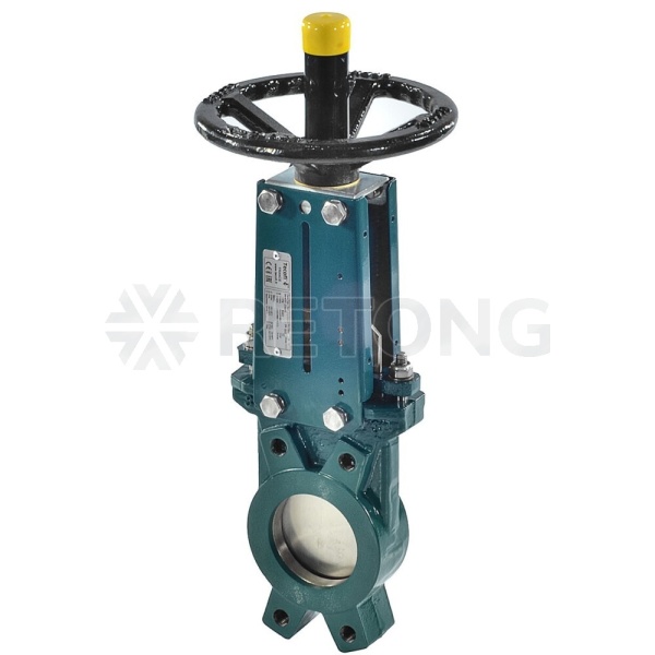 Задвижка шибер чуг м/фл Ду150 Ру10 NBR Tecofi VG4400-00NI0150