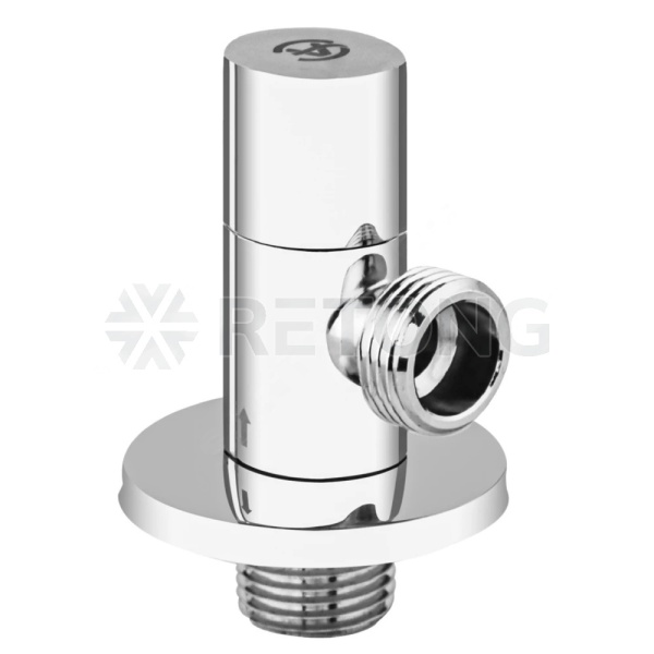 Вентиль угл лат быт с/отр G1/2"х3/8" Ру16 р/р мах овал блистер Aquasfera 1072-13