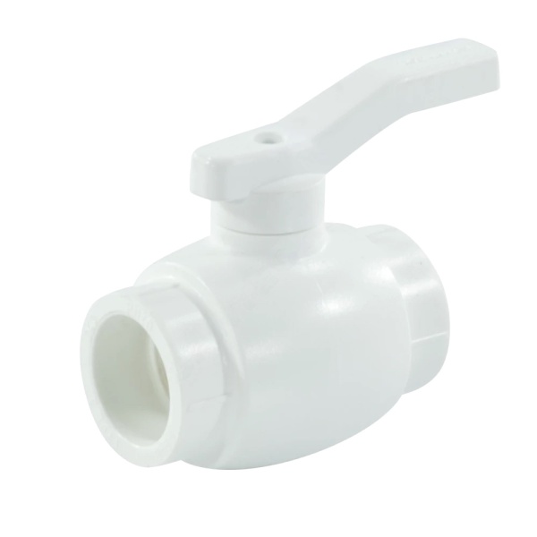 Кран шаровой PP-R бел Дн20 РосТурПласт 27603