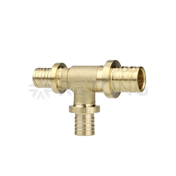 Тройник переходной Varmega Slide-fit VM50563, 25x20x20, аксиальный, латунь