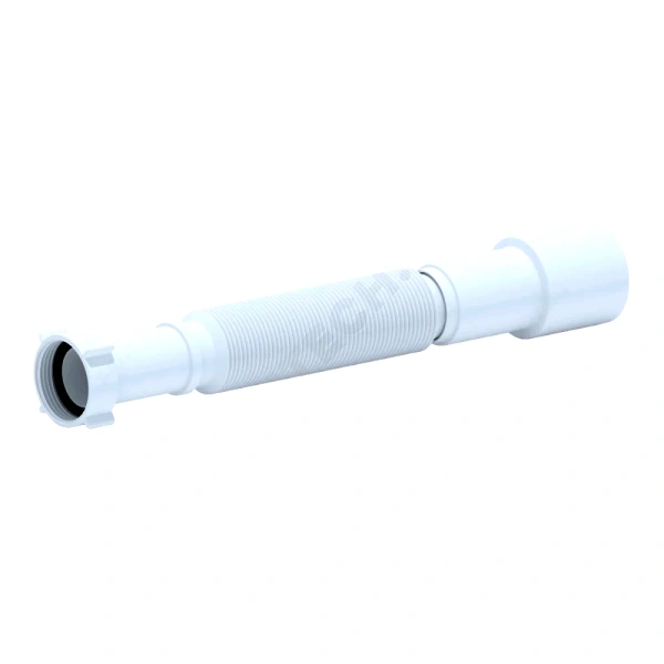 Гофра с гайкой 1 1/4"x40/50 L=366-776мм АНИ Пласт K206