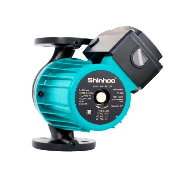 Насос циркул BASIC PRO 40-14F PN10 230В в/к Shinhoo 71241005