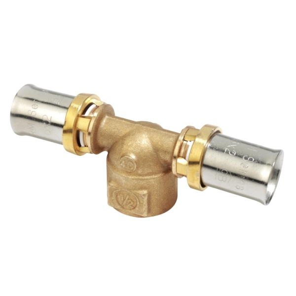 Тройник МП/PE-X пресс лат Дн32х3/4"х32 ВР Giacomini RM154Y050