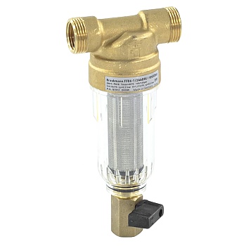 Фильтр T-обр лат Ду25 Ру16 р/р сл кран Honeywell FF06-1"AA
