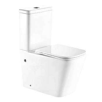 Унитаз-компакт Quadra б/о г/вып н/под 2реж в/к микр Selena Q011WG.