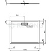 Поддон акр ULTRAFLAT 100х80 прямоуг Ideal Standard T446801
