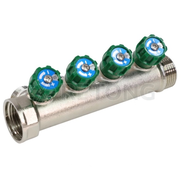 Коллектор лат клап рег 1" м/р 4в 3/4" ЕК н/р 36мм M211 SantechSystems