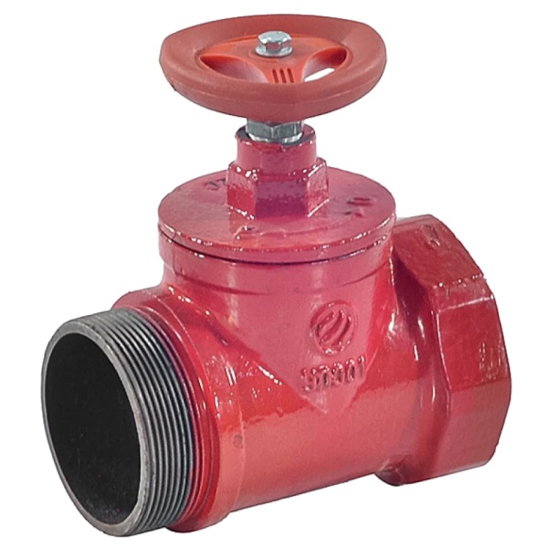 Клапан пожарный чуг прямой Ду65 Ру16 ВР/НР Апогей КПКП 65-1 110051