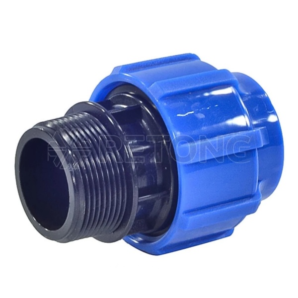 Муфта компресс ПЭ Дн20х1/2" НР Ру16 ТПК-АКВА 50030020
