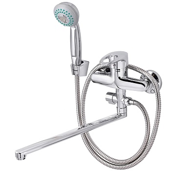 Смес/ванна ПСМ-523-084 однор дл/изл плоск Lобр в/к ЕВРО Профсан PSM-523-084