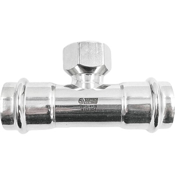 Тройник нерж AISI304 Дн35х1/2"х35 пресс/ВР FS132 SantechSystems