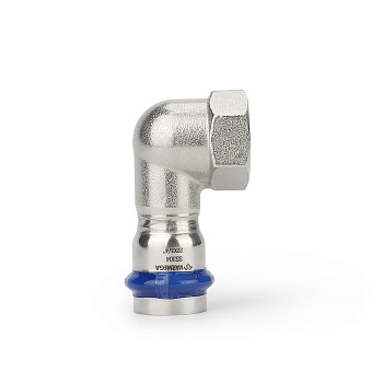 Угольник раструбный Varmega Inox Press с внутренней резьбой VM714001805, 18×3/4"