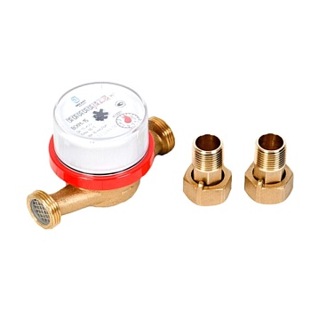 Счетчик г/в х/в ВСКМ-15 Ду15 90С L110 в/к IP67 Декаст 72-15-243