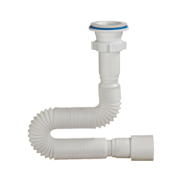 Сифон умыв гофр 1 1/2"x40/50 L=470-1250мм пласт/сетка Орио А-7013