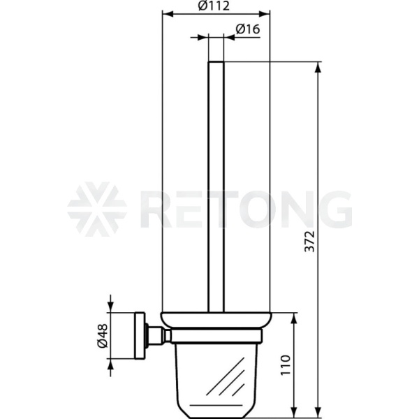 Набор аксесс IOM 3 предмета черн мат Ideal Standard A9245XG