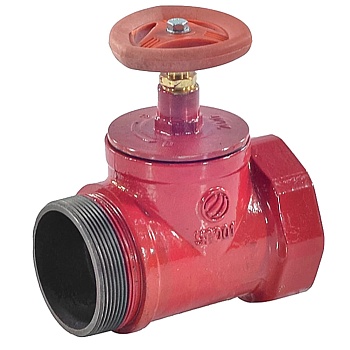 Клапан пожарный чуг прямой Ду50 Ру16 ВР/НР Апогей КПЧП 50-1 110033