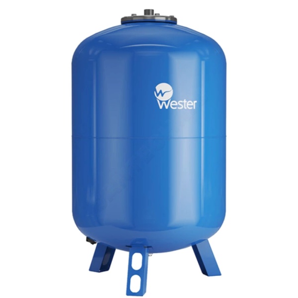 Гидроаккумулятор верт син 300л 10атм 1 1/4" ВР WAV Wester 0-14-1515