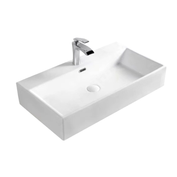 Умывальник Quadra 75 1/отв б/к Selena Q01180WG