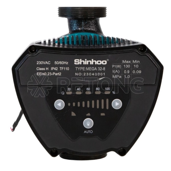Насос циркул MEGA 32-8 PN10 230В в/к Shinhoo 71121003