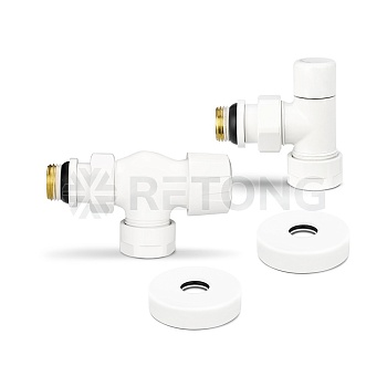 Комплект термостатический с запорным клапаном Varmega №3 VMDV12-110415, 1/2" x 3/4"EK ВР-НР, осевой,