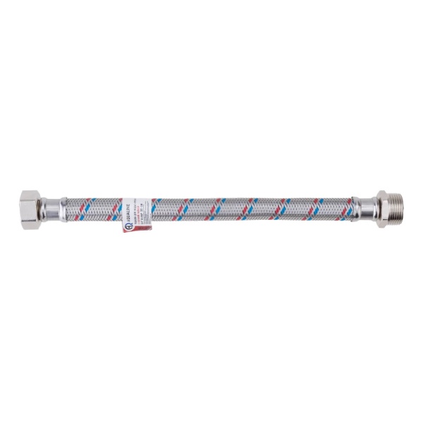 Подводка гибкая д/воды нерж М3/4"-Н3/4" 0.3м лат/г dвн13 ГИГАНТ AQUALINE 04954