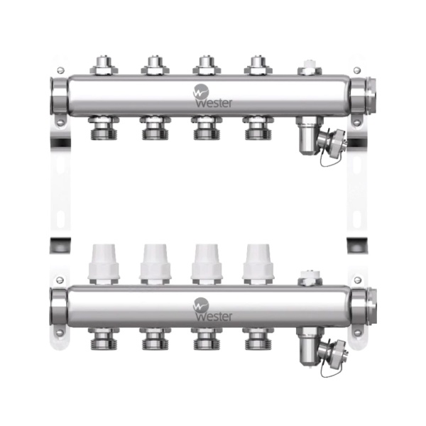 Группа коллект нерж 1" м/м 10в 3/4" ЕК н/р в/к Wester 0-32-1905