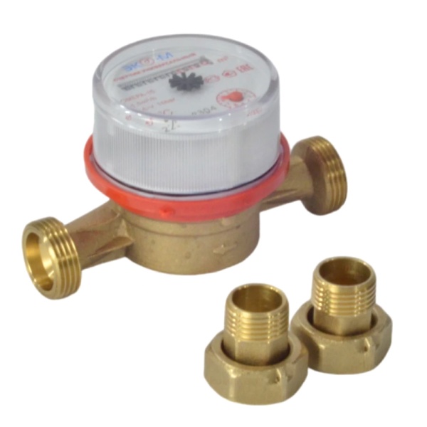 Счетчик г/в х/в Ду20 90С в/к ЭКОМЕРА Э-20У-130-СК