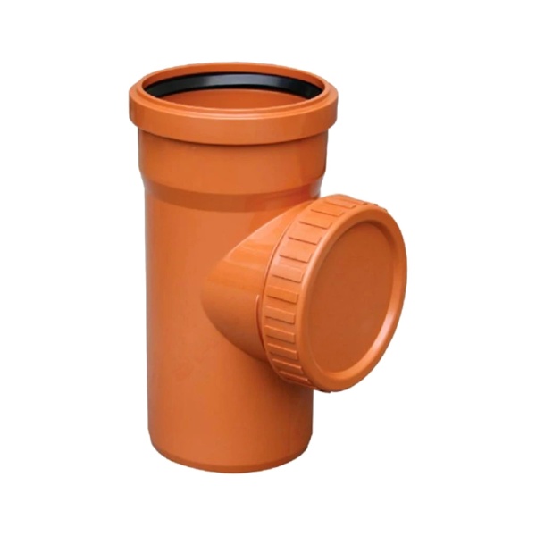 Ревизия НПВХ кор б/н Дн110 с крышкой в/к Хемкор 2491207