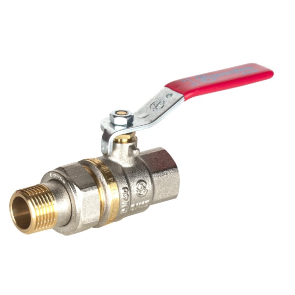 Кран шар лат 1006 Euro нк Ду15 Ру40 м/амер полн рыч Aquasfera 1006-01 .