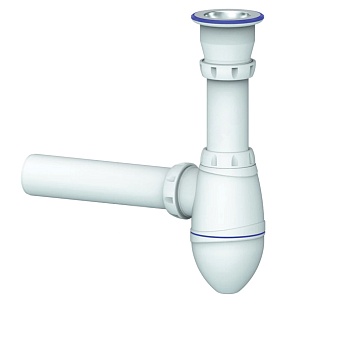 Сифон умыв бут 1 1/2"x40 пр/тр 40 нерж/сетка Unicorn A210
