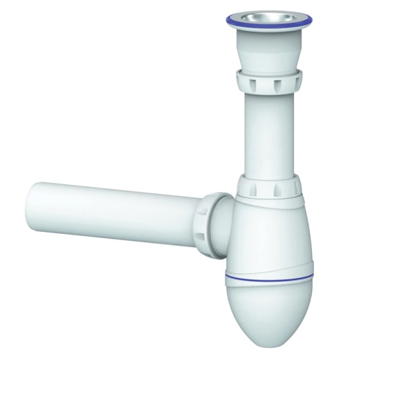 Сифон умыв бут 1 1/2"x40 пр/тр 40 нерж/сетка Unicorn A210