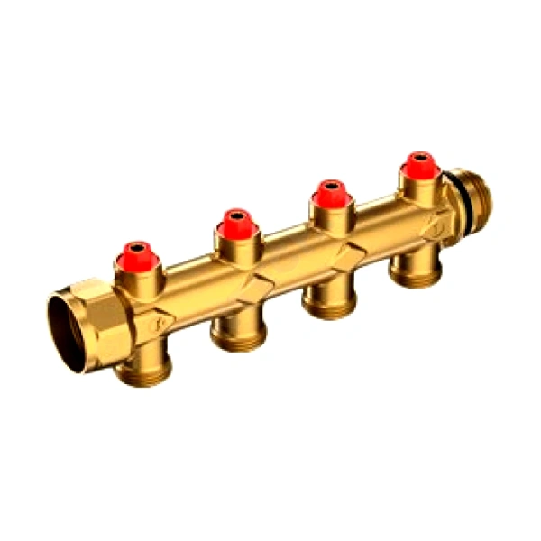 Коллектор лат клап баланс 1" м/р 4в 3/4" ЕК н/р 50мм Giacomini R583SY104