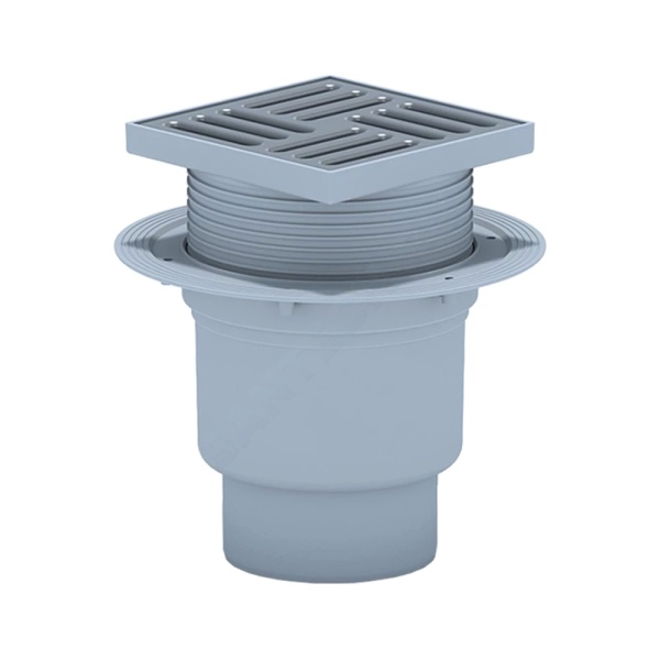 Трап рег верт/вып гидр/затв Дн110 пласт/реш 150х150 АНИ Пласт TA1710