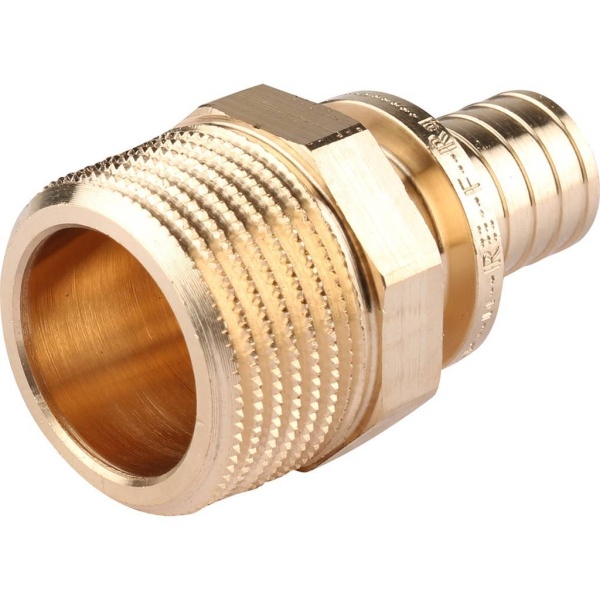 Муфта PE-X бр аксиал Дн16х3/4" НР RAUTITAN RX+ Rehau 14563121001