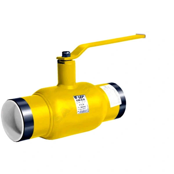 Кран шар ст газ КШ.Ц.П Ду25 Ру40 п/привар LD GAS.025.040.Н/П.02